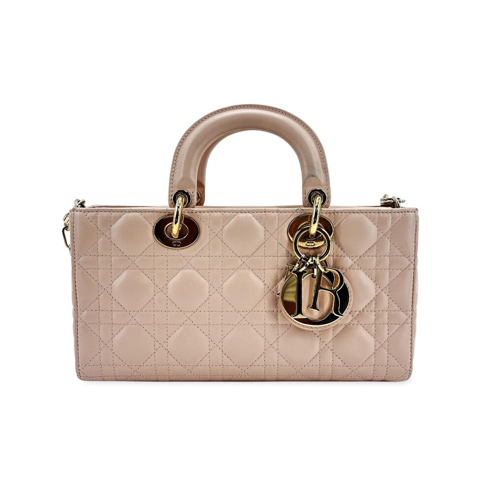 Christian Dior Lady D-Joy Cannage Quilt Lambskin Medium